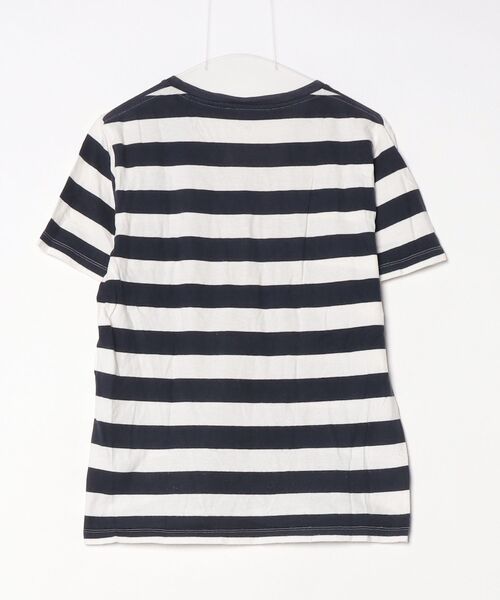 「SAN FRANCISCO」 ボーダー柄半袖Tシャツ M ネイビー メンズ_画像2