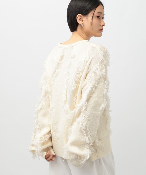 「A part by」 長袖ニット FREE アイボリー レディース_画像6
