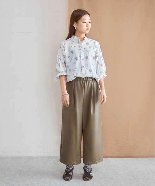 「NOMBRE IMPAIR」 長袖ブラウス FREE グレー レディース_画像3