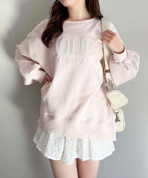 「one after another NICE CLAUP」 スウェットカットソー LARGE オートミール レディース_画像8