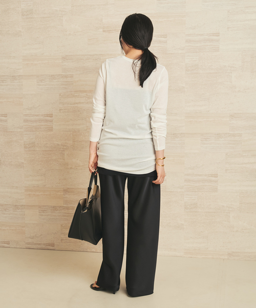 plage（プラージュ） tシャツ 「追加」LIGHT SHEER LONG Tシャツ 2