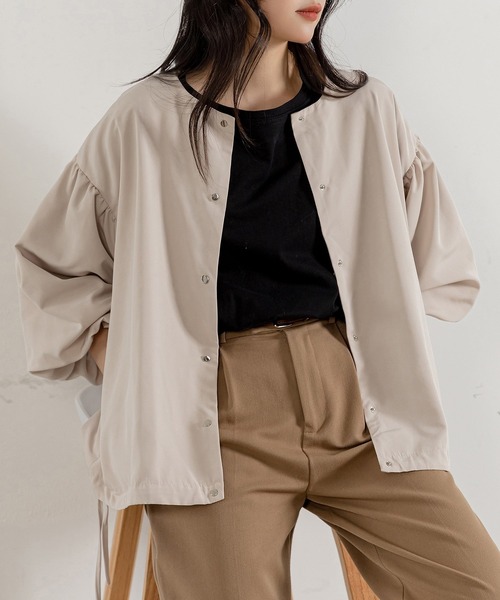 「DAY CLOSET」 ブルゾン ONE SIZE アイボリー レディース_画像4