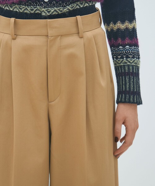 「MACPHEE」 チノパンツ 36 ベージュ レディースの画像