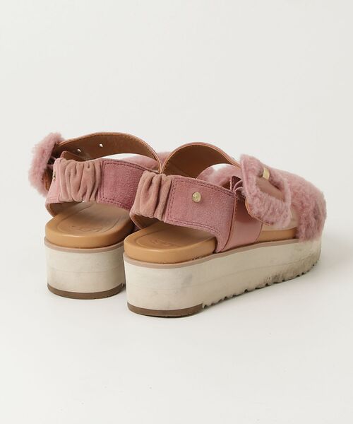 「UGG」 フラットサンダル 22cm ピンク レディース_画像2