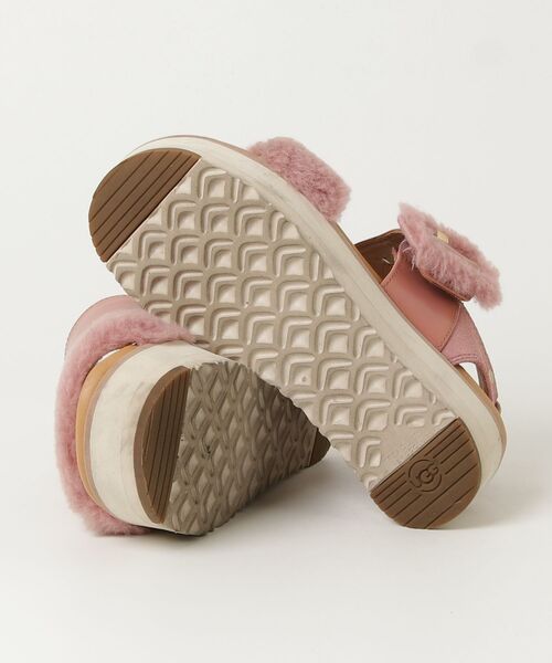 「UGG」 フラットサンダル 22cm ピンク レディース_画像3