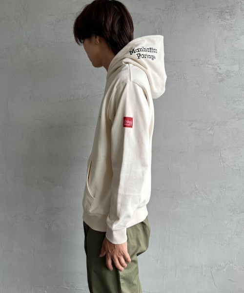 「Manhattan Portage」 プルオーバーパーカー S グレー レディース_画像5