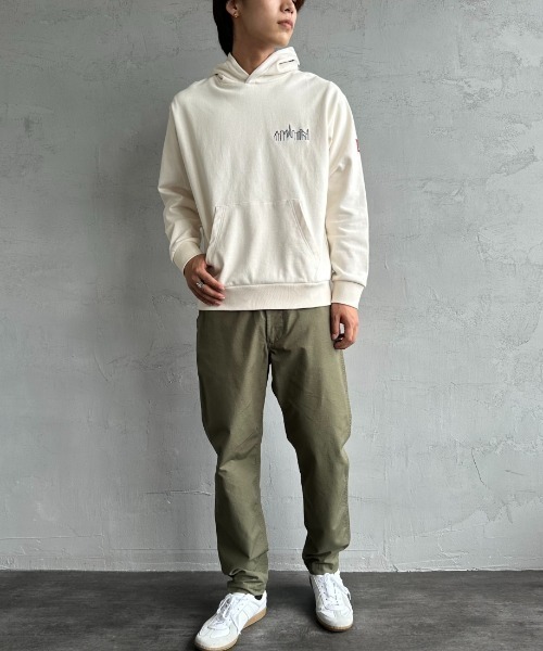 「Manhattan Portage」 プルオーバーパーカー S グレー レディース_画像7