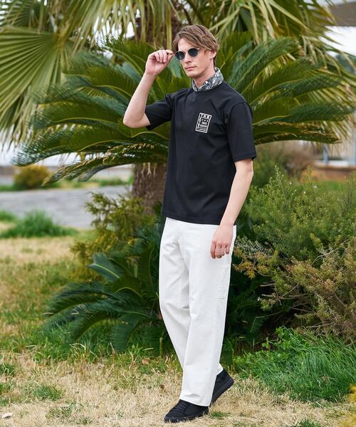 【タグ付き新品】サイトでは完売 digne huge Tシャツ グレー TAKEO KIKUCHI（タケオキクチ） tシャツ 「BOWLER HAT LABEL」アイス