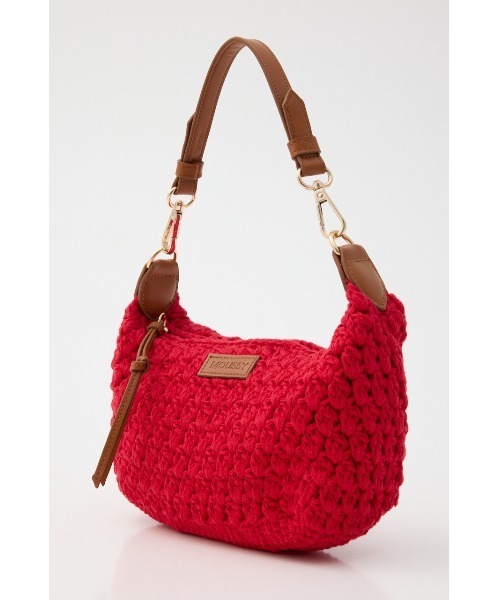 MOUSSY バーガンディ ショルダーバッグ MOUSSY（マウジー） ショルダーバッグ バッグ CROCHET MINI バッグ