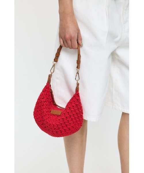 MOUSSY（マウジー） ショルダーバッグ バッグ CROCHET MINI バッグ