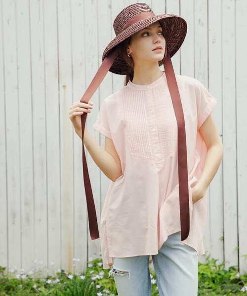 「URBAN RESEARCH Sonny Label」 半袖ブラウス FREE ピンク レディース_画像5
