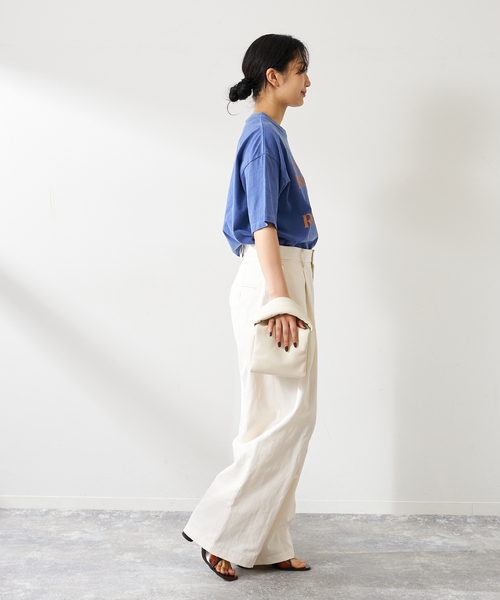 「journal standard L'essage」 半袖Tシャツ FREE ホワイト レディース_画像8