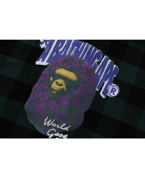 A BATHING APE（アベイシングエイプ） 長袖シャツ X-LARGE グリーン