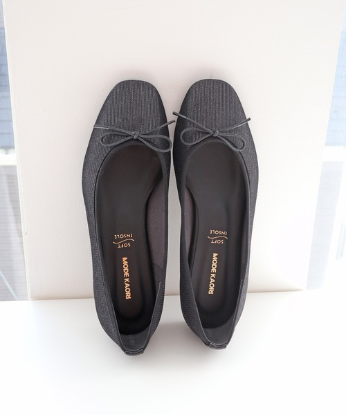 「MODE KAORI」 バレエシューズ 22.5cm シルバー レディース_画像2