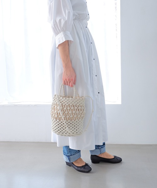 「MODE KAORI」 バレエシューズ 22.5cm シルバー レディース_画像4