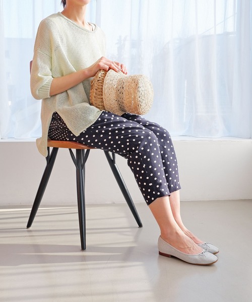 「MODE KAORI」 バレエシューズ 22.5cm シルバー レディース_画像9