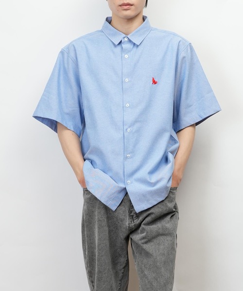 「Healthknit Product」 半袖シャツ M ブルー メンズ_画像9