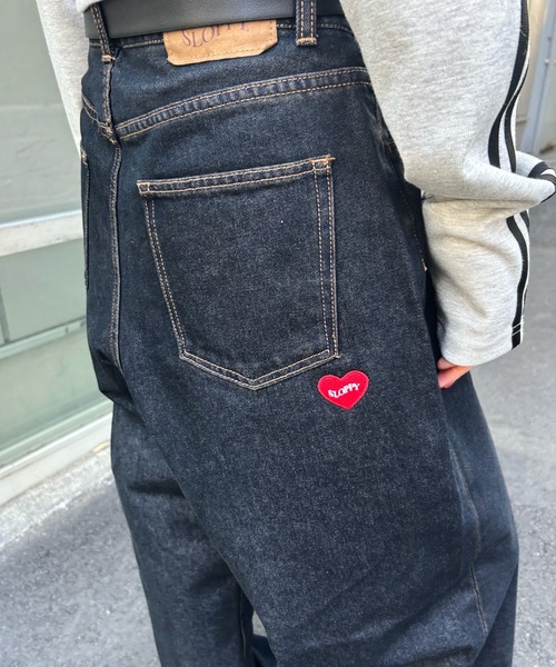 「WHO'S WHO gallery」 デニムパンツ FREE ネイビー レディース_画像6