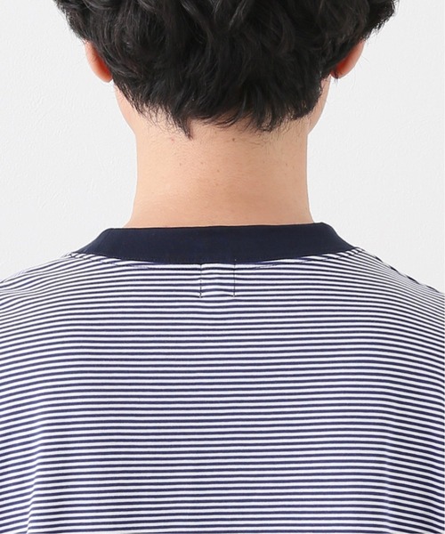 「EDIFICE LA BOUCLE」 7分袖Tシャツ 1 ブルー メンズ_画像8