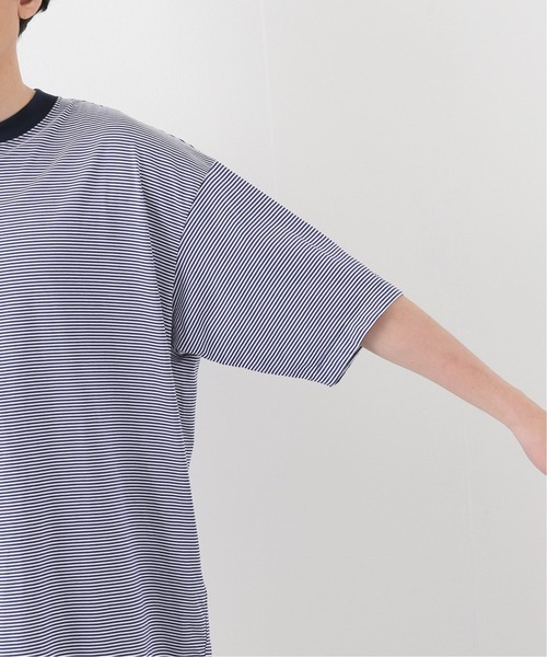「EDIFICE LA BOUCLE」 7分袖Tシャツ 1 ブルー メンズ_画像9