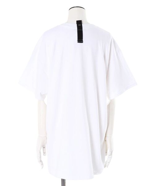 美品✨現行　UN3D. パッチワークTシャツ　トップス　ホワイト　36 UN3D.（アンスリード） tシャツ 半袖 PAINT PAPER GRAPHIC T-SH