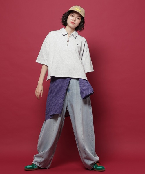 「POLO BCS」 半袖カットソー「Niko and...コラボ」 MEDIUM パープル レディース_画像5