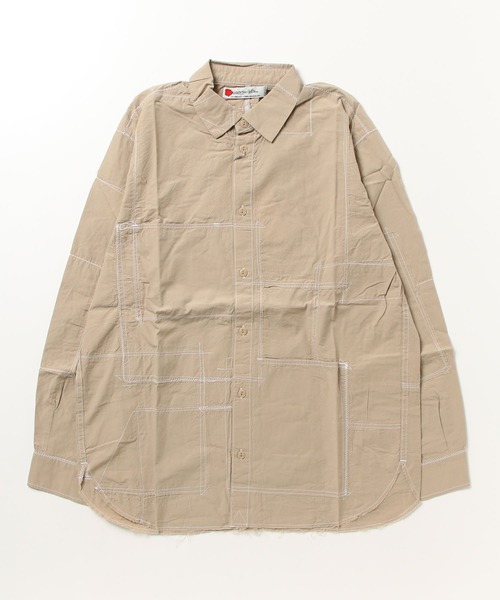 SEVESKIG（セヴシグ） シャツ セヴシグ / PANEL BORO-SHIRT コットン