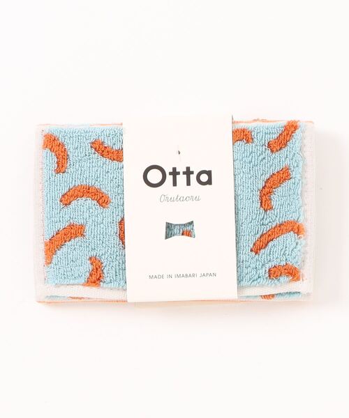 ハンカチ 「OTTA/オッタ」ハーフタオルハンカチ 三つ折り レディース