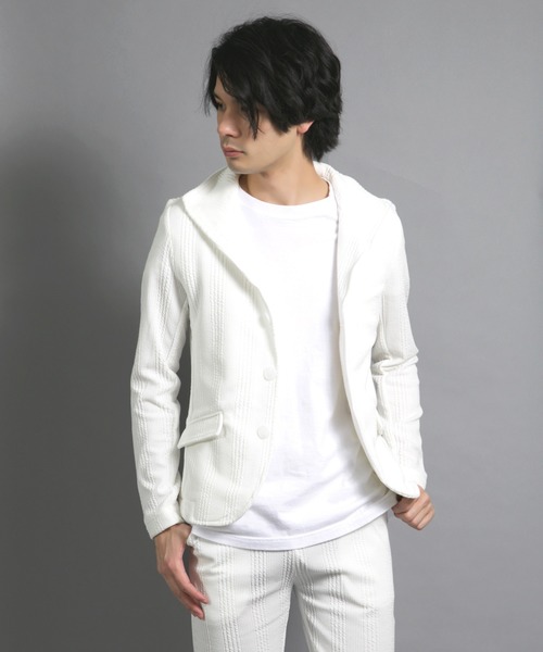 オープニング大放出セール ジャケット テーラードジャケット Ss イタリアンカラージャケット ふくれストライプ Zozotown Paypayモール店 通販 Paypayモール 期間限定 30 Off Www Mysmileteethwhitening Com