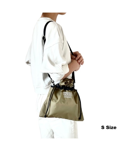 【FREDRIK PACKERS】メッシュ巾着2WAYバッグ FREAK'S STORE（フリークスストア）の「別注 メッシュ巾着2WAY