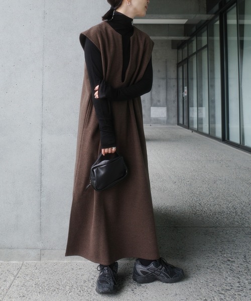ワンピース キーネックロングベストワンピース : ZOZOTOWN Yahoo!店