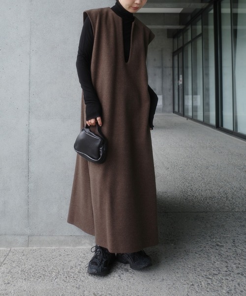 ワンピース キーネックロングベストワンピース : ZOZOTOWN Yahoo!店