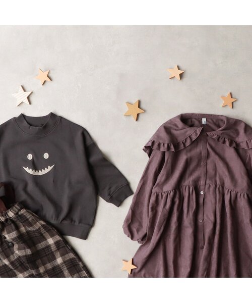 ワンピース WEB限定 コーデュロイセーラーワンピース 「BREEZE by yumi