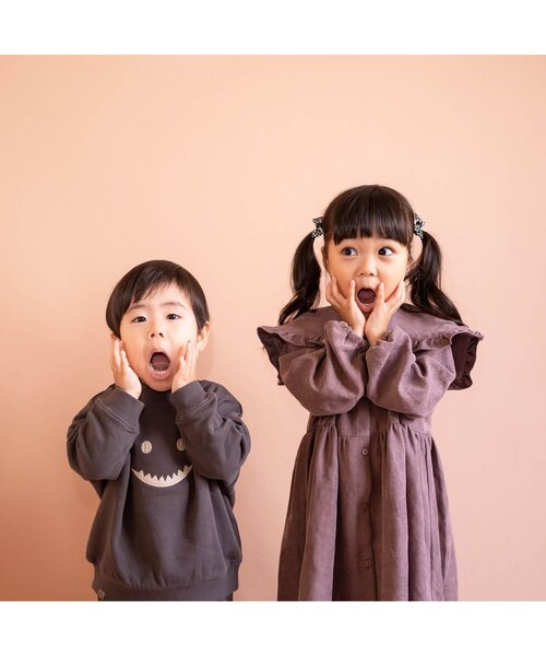 ワンピース WEB限定 コーデュロイセーラーワンピース 「BREEZE by yumi