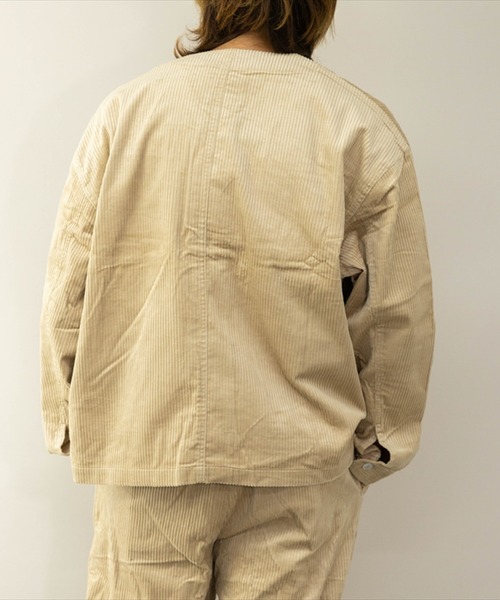 NO WAY カバーオール /ワイドコール/ノーカラー カバーオール メンズ