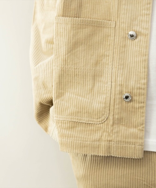 NO WAY カバーオール /ワイドコール/ノーカラー カバーオール メンズ