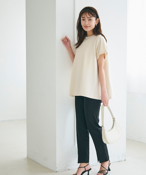 tシャツ 「洗える」フォルムダンボールプルオーバー レディース Emma Taylor tシャツ ライトダンボールコクーンフォルムプル