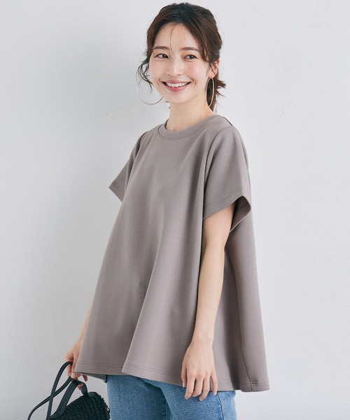coca tシャツ ハリ感ダンボールAラインプルオーバー レディース