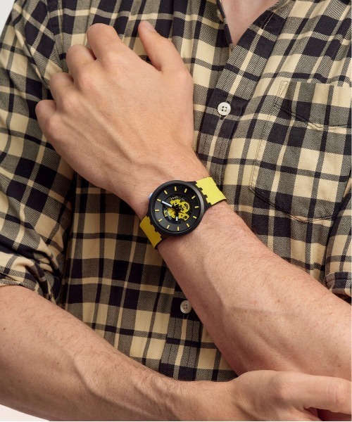 Swatch（スウォッチ） 腕時計 MUSTARD SKIES メンズ レディース