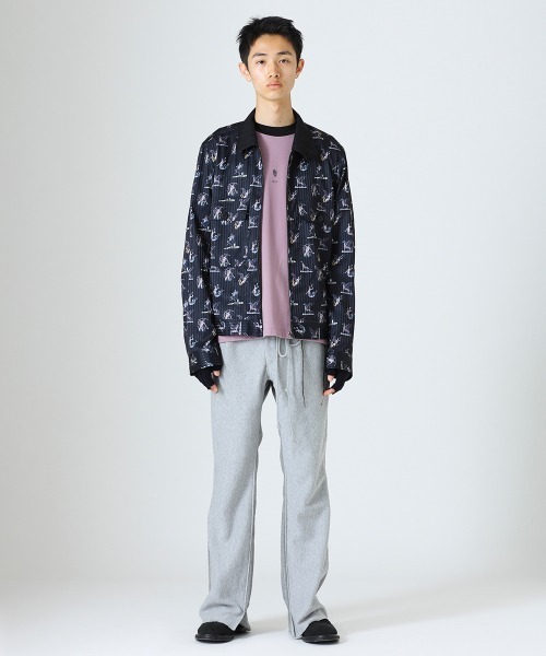 シャツ ブラウス メンズ DIET BUTCHER Tartary pattern pajama blouson｜zozo｜06