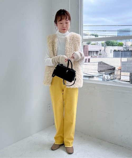 feepur ベスト フェイクシープファーベスト : ZOZOTOWN Yahoo!店