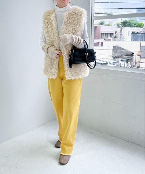 feepur ベスト フェイクシープファーベスト : ZOZOTOWN Yahoo!店