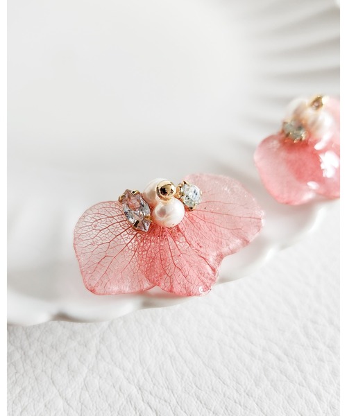 Marchesa ゴールドトーン パール クリスタル ピアス V875/MARCHESA/希少/カラフルクリスタルフローティングゴールド