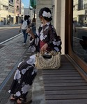 ゆかた 浴衣 「浴衣」綿100%浴衣3点セット...の詳細画像2