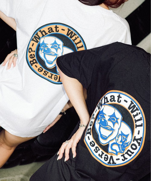 tシャツ 「ZOZOTOWN限定」LHP×ANKAN(ANRI＆KANNA)/CLOWN BACK PRINT TEE レディース メンズ L.H.P tシャツ 「ZOZOTOWN限定」LHP×ANKAN(ANRI＆KANNA)/CLOWN