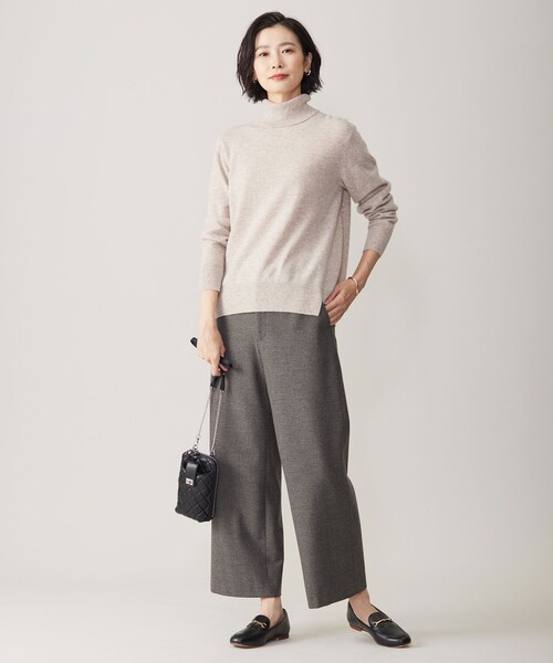 J.PRESS パンツ 「洗える」チェルビック チェック セミワイド