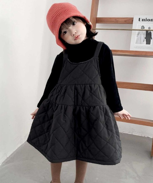 ワンピース キルティングセットワンピース キッズ 子供服 女の子
