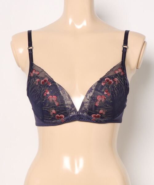 AMOSTYLE（アモスタイル） ブラジャー プレスド フラワー ブラジャー