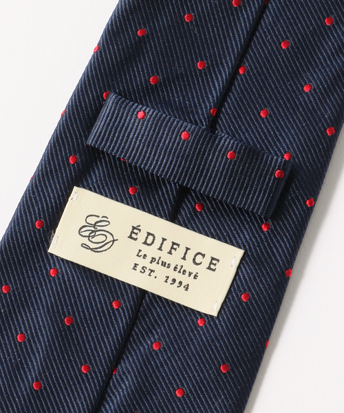 EDIFICE（エディフィス） ネクタイ PB スモールドットタイ : ZOZOTOWN