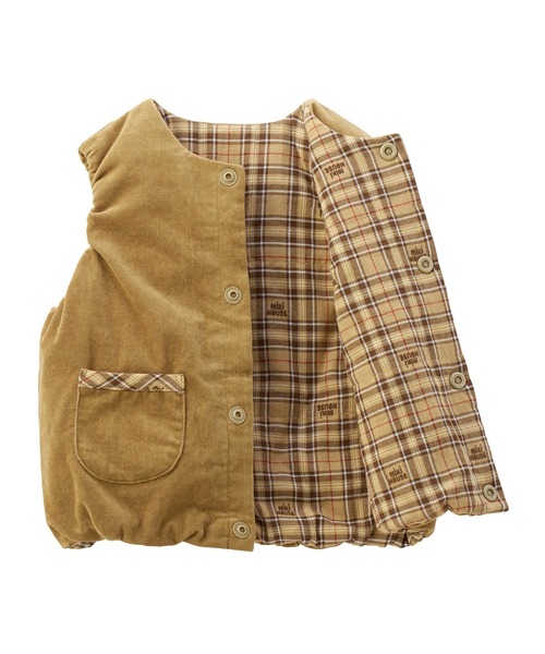 MIKI HOUSE（ミキハウス） ベスト ミキハウスベア リバーシブルベスト